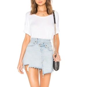 AGOLDE Criss Cross Skirt